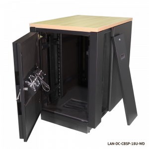 Шкаф LANMASTER SOUNDPROOF звукоизолированный 750x1030 мм, отделка под дерево, цвет лиственница